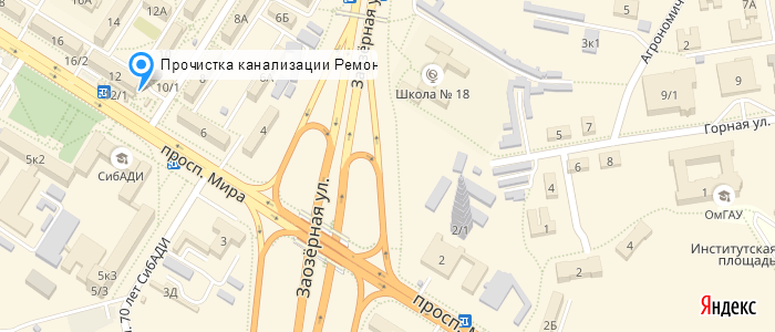 map prochistka kanalizatcii remont services