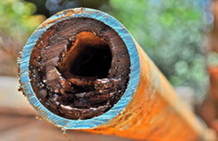 truba kanalizatcii zabita